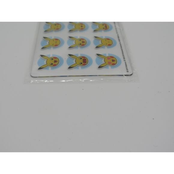 NEW Sealed Pikachu Faces Pokemon Acrylic Keychain Nintendo 2019 Authentic - Picture 6 of 12